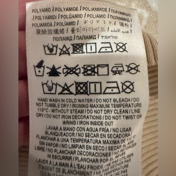 GUESS Beige Logo Sweater XL Tianna Boatneck Pullover | G Monogram Cozy Knit - Picture 6 of 6